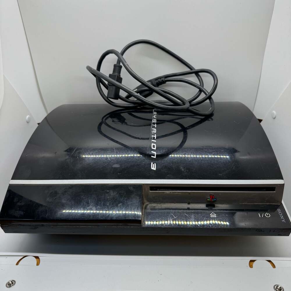 Sony PlayStation 3 Fat Console Black with Power Cable w GTA 5